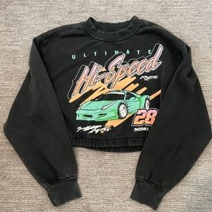 Target Graphic Car Shirt Cropped